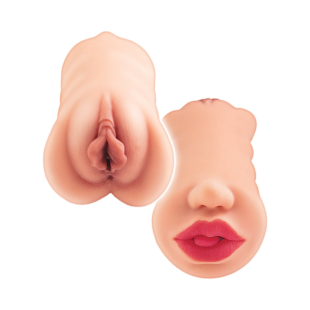 NASSTOYS - ALWAYS HORNY MASTURBATOR DOUBLE SIDED STROKER BEIGE