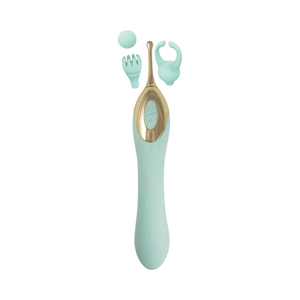 NASSTOYS - GOLD GLAM TRI-TIP VIBE AQUA