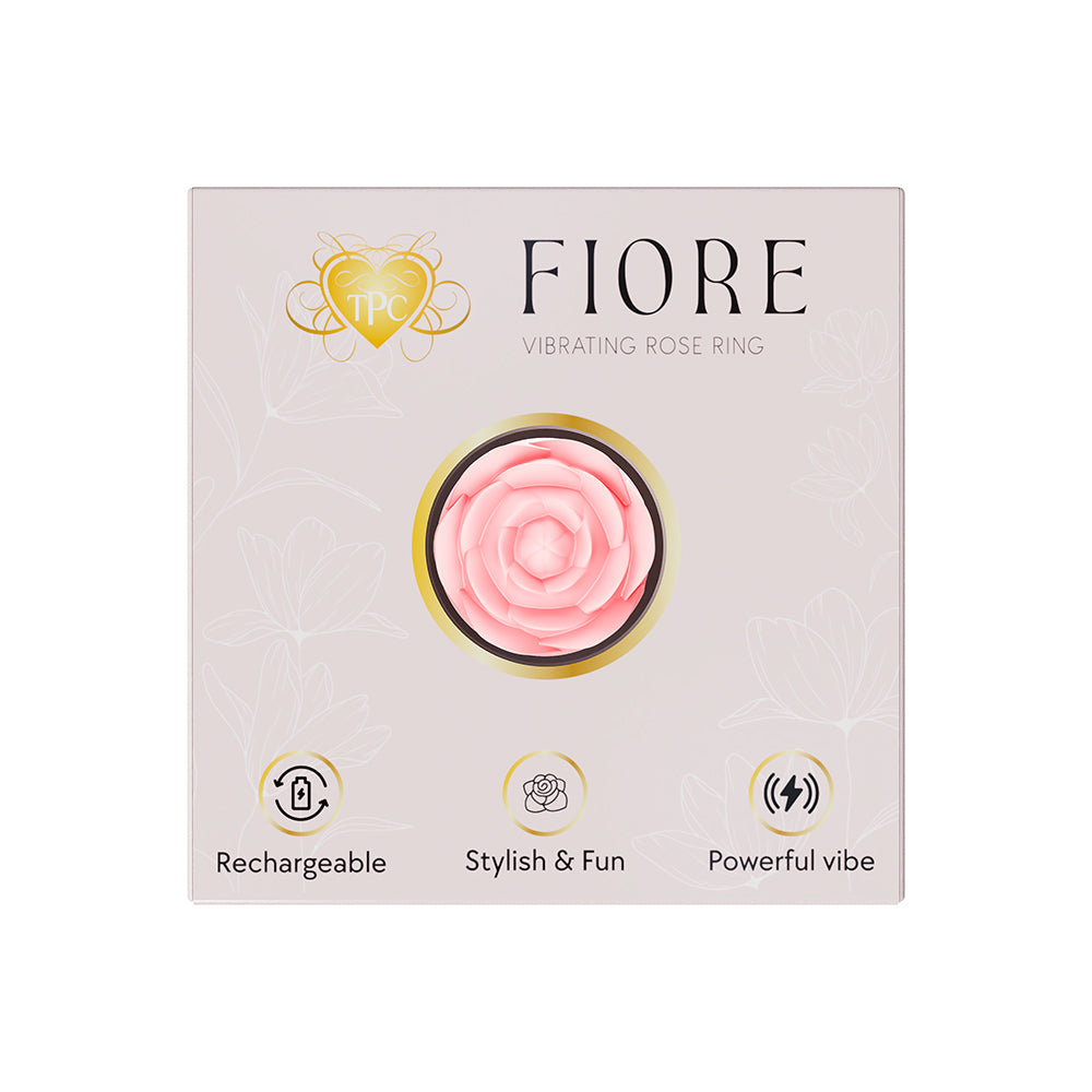 SAVAGE ME - THE PLEASURE COMPANY FIORE ROSE RING VIBRATOR
