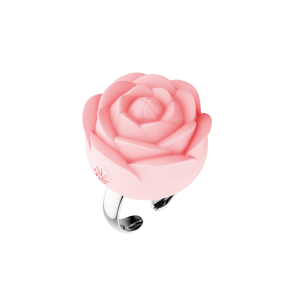 SAVAGE ME - THE PLEASURE COMPANY FIORE ROSE RING VIBRATOR