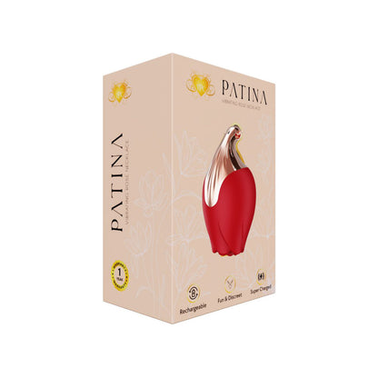 SAVAGE ME - THE PLEASURE COMPANY PATINA VIBRATING ROSE NECKLACE