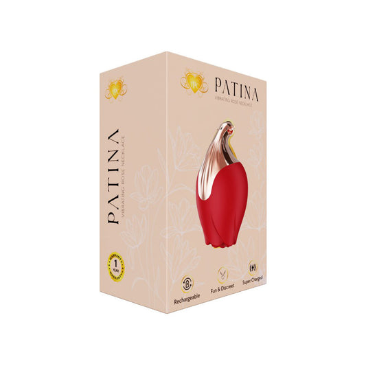 SAVAGE ME - THE PLEASURE COMPANY PATINA VIBRATING ROSE NECKLACE