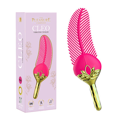 SAVAGE ME - THE PLEASURE COMPANY CLEO VIBRATING TICKLER GREEN