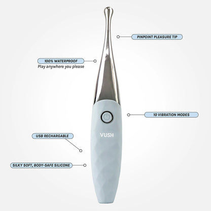 VUSH - ESSENTIALS WAND TIP VIBRATOR