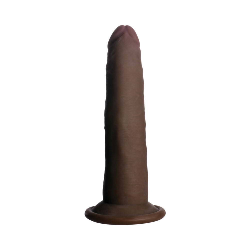 CURVE NOVELTIES - JOCK HARD-CORE TRIPLE DENSITY DILDO 7 IN. DARK