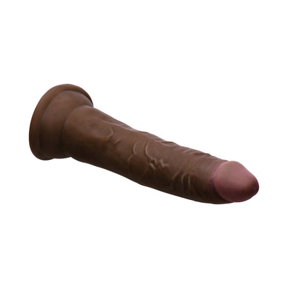 CURVE NOVELTIES - JOCK HARD-CORE TRIPLE DENSITY DILDO 7 IN. DARK