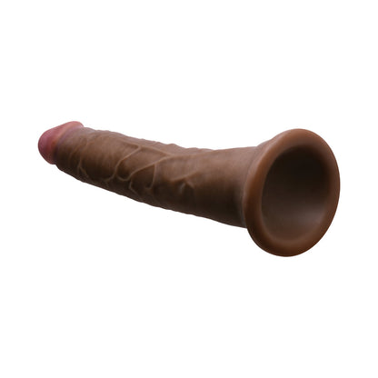 CURVE NOVELTIES - JOCK HARD-CORE TRIPLE DENSITY DILDO 7 IN. DARK
