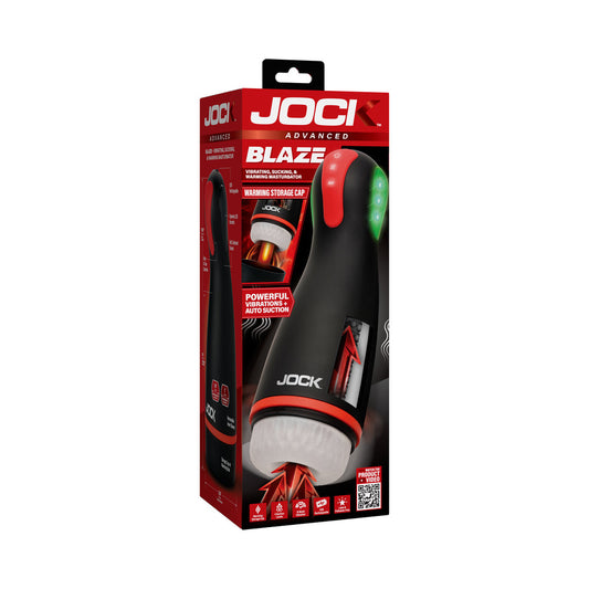 CURVE NOVELTIES - JOCK ADVANCED BLAZE VIBRATING, SUCKING, & WARMING MASTURBATOR