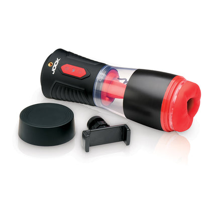 CURVE NOVEDADES - MASTURBADOR AVANZADO CHUPADOR, LAMEDOR Y VIBRADOR CON DISEÑO JOCK