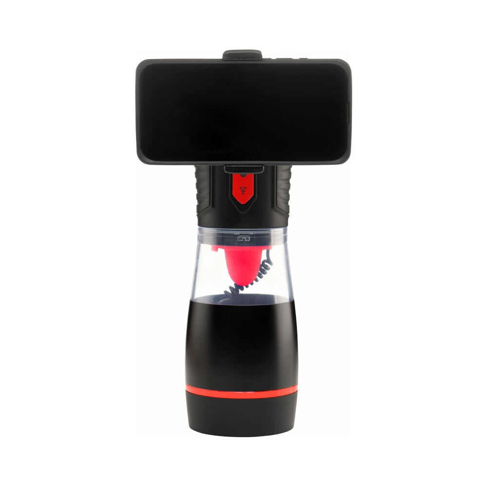 CURVE NOVEDADES - MASTURBADOR AVANZADO CHUPADOR, LAMEDOR Y VIBRADOR CON DISEÑO JOCK