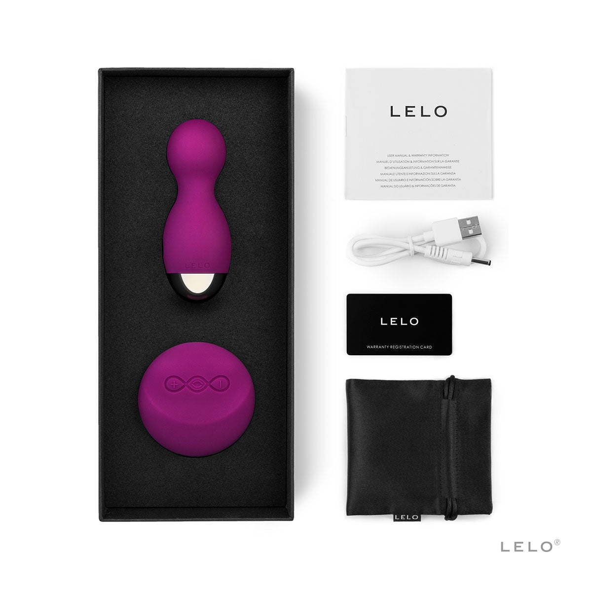 LELO HULA BEADS DEEP ROSE