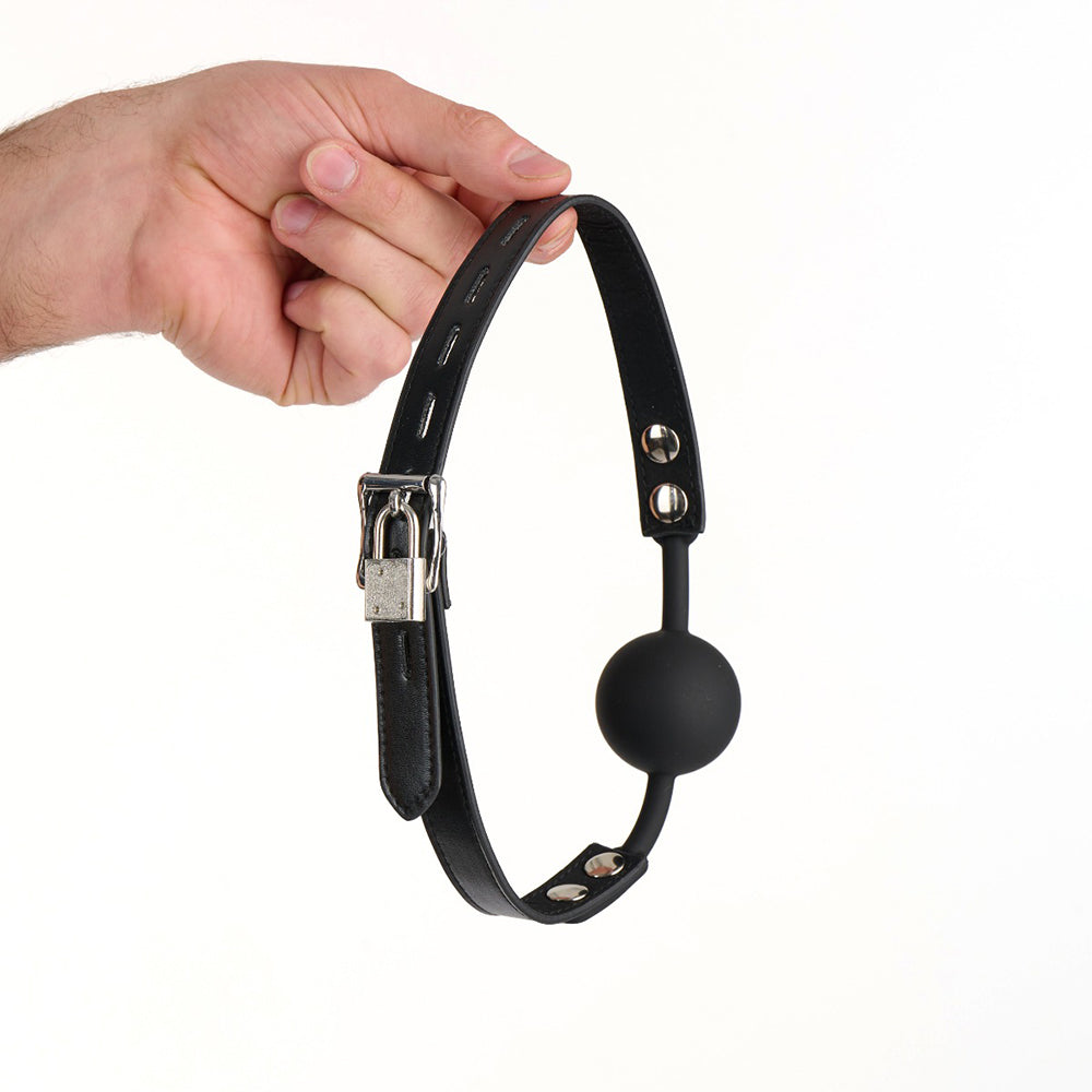 ME YOU US - SILICONE LOCKING BALL GAG
