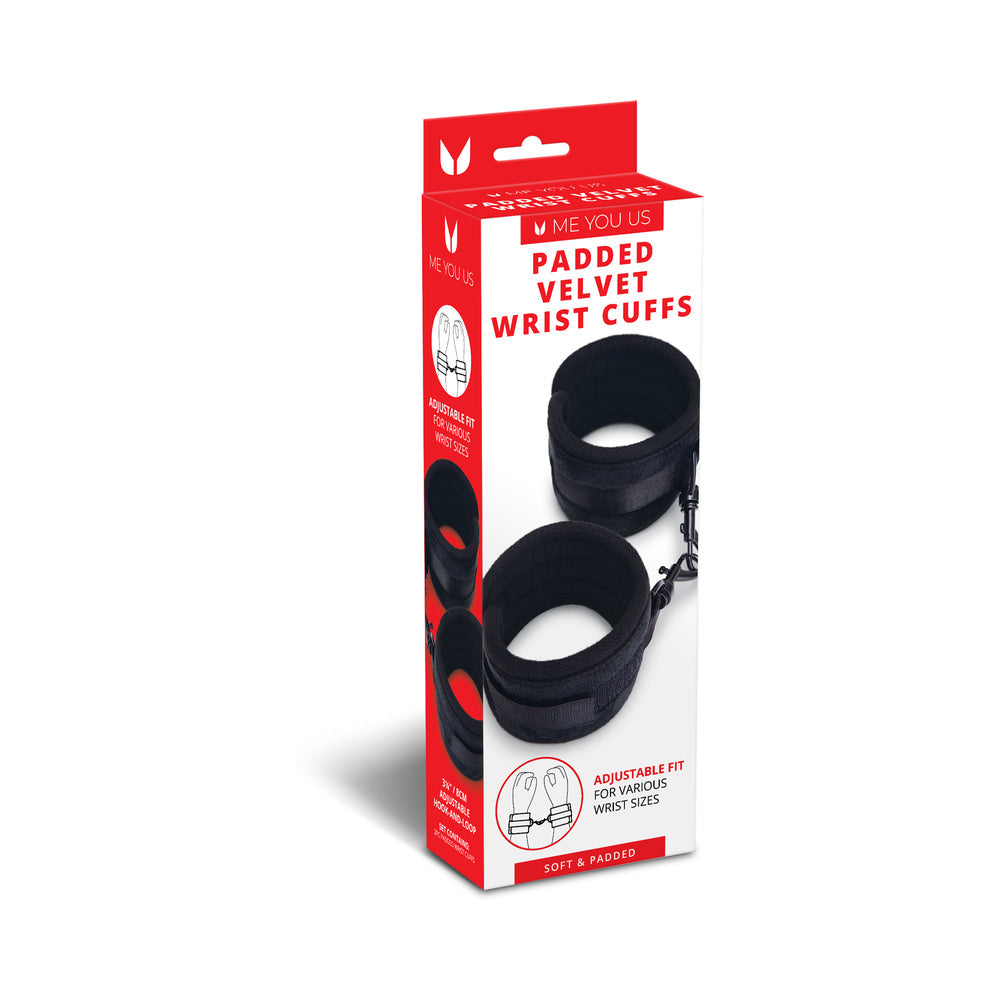 ME YOU US - PADDED VELVET WRIST CUFFS