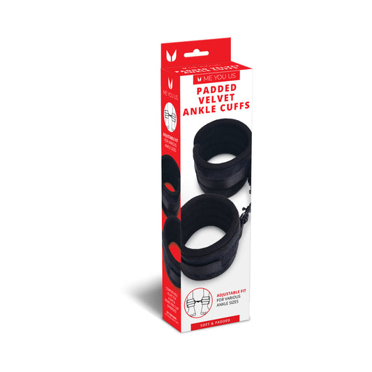 ME YOU US - PADDED VELVET ANKLE CUFFS