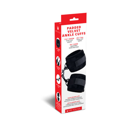 ME YOU US - PADDED VELVET ANKLE CUFFS