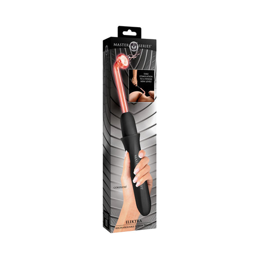 XR BRANDS - MASTER SERIES ELEKTRA RECHARGEABLE E STIM WAND