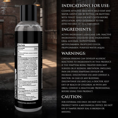 XR BRANDS - MASTER SERIES FISTING LUBRICANT 8 OZ.