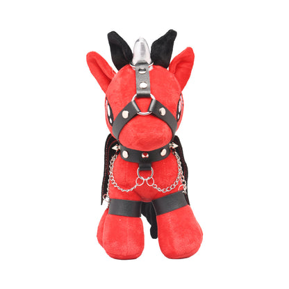 XR BRANDS - MASTER SERIES SCARLET CHAINHEART BONDAGE PONY