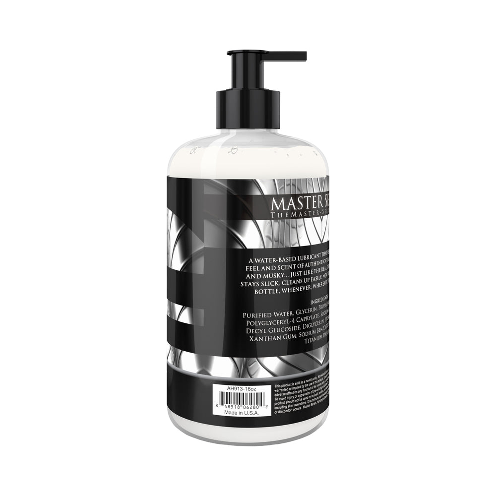 XR BRANDS - MASTER SERIES JIZZ CUM-SCENTED WATER-BASED LUBE 16 OZ.