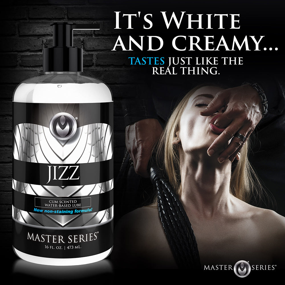 XR BRANDS - MASTER SERIES JIZZ CUM-SCENTED WATER-BASED LUBE 16 OZ.
