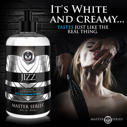 XR BRANDS - MASTER SERIES JIZZ CUM-SCENTED WATER-BASED LUBE 16 OZ.