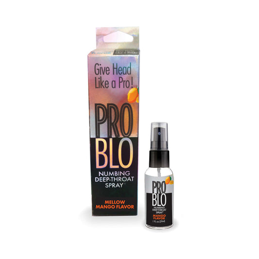 LITTLE GENIE - PROBLO DEEP THROAT SPRAY MANGO 1 OZ.