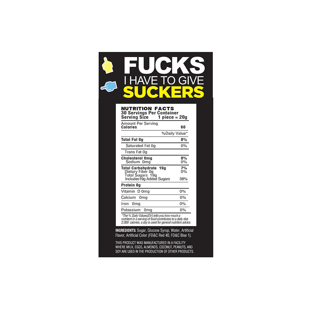 LITTLE GENIE - LAST FUCK LOLLIPOPS 30-PIECE DISPLAY