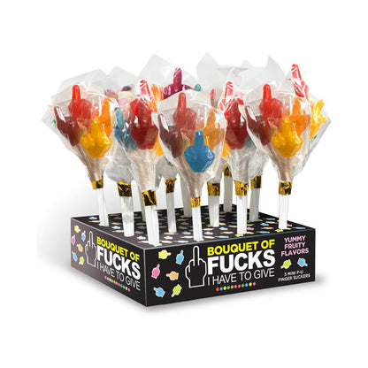 LITTLE GENIE - LAST FUCK CANDY LOLLIPOP BOUQUET 12-PIECE DISPLAY