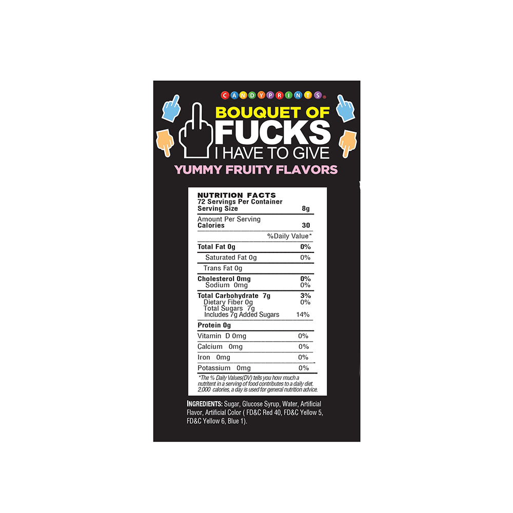 LITTLE GENIE - LAST FUCK CANDY LOLLIPOP BOUQUET 12-PIECE DISPLAY