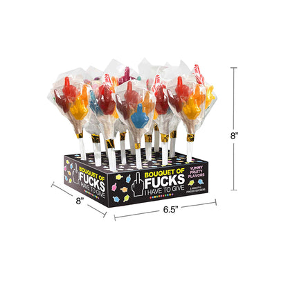 LITTLE GENIE - LAST FUCK CANDY LOLLIPOP BOUQUET 12-PIECE DISPLAY