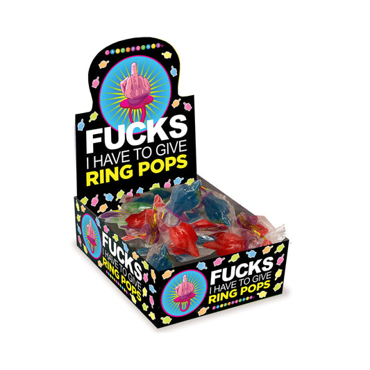LITTLE GENIE - LAST FUCK RING POP 30-PIECE DISPLAY