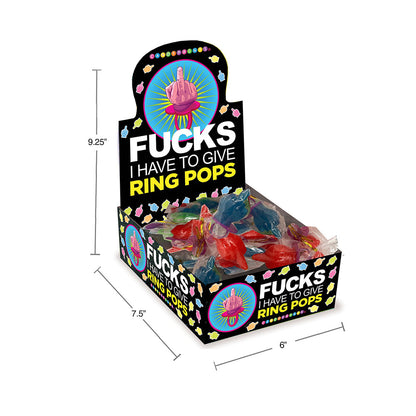 LITTLE GENIE - LAST FUCK RING POP 30-PIECE DISPLAY