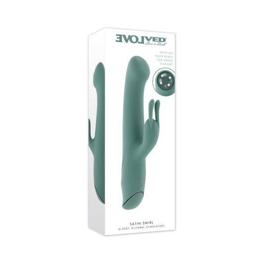 EVOLVED - MENTA REMOLINO SATINADA