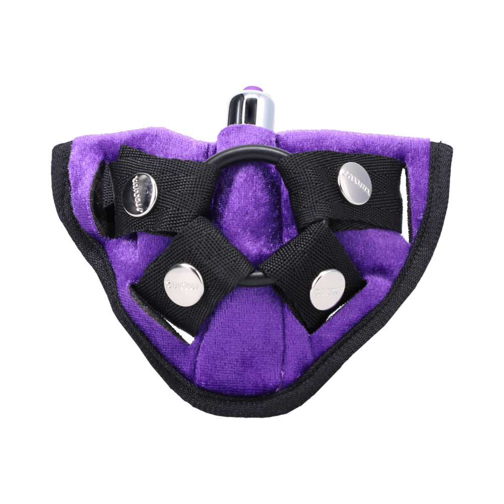 TANTUS - BEND OVER INTERMEDIATE STRAP-ON HARNESS KIT LAVENDER (BAG)