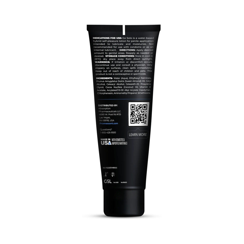 PROMESCENT - GO SOLO SELF-PLAY LOTION 4 OZ.