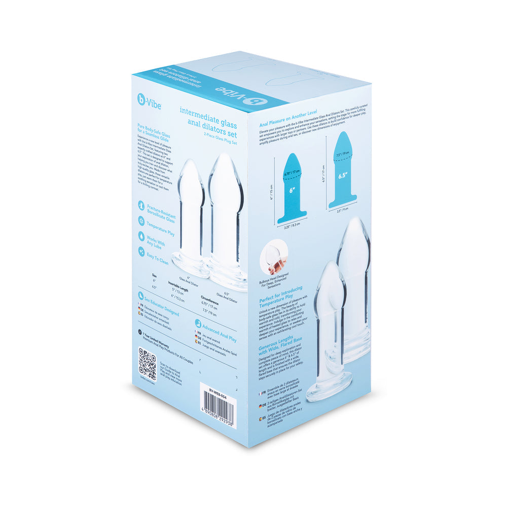 B-VIBE - INTERMEDIATE GLASS DILATORS SET