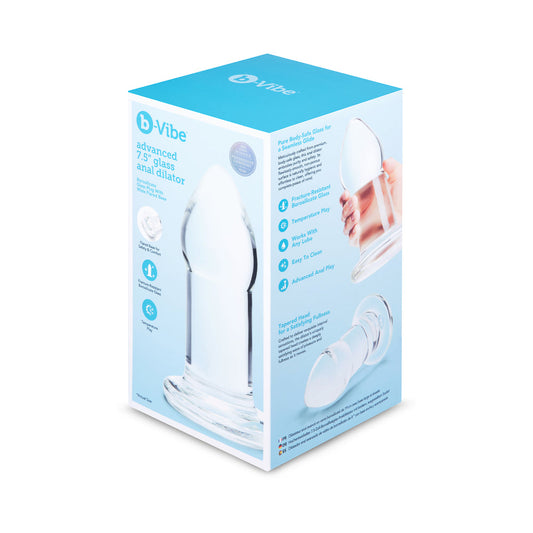 B-VIBE - ADVANCED 7.5 IN. GLASS ANAL DILATOR