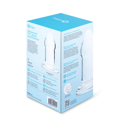 B-VIBE - ADVANCED 7.5 IN. GLASS ANAL DILATOR