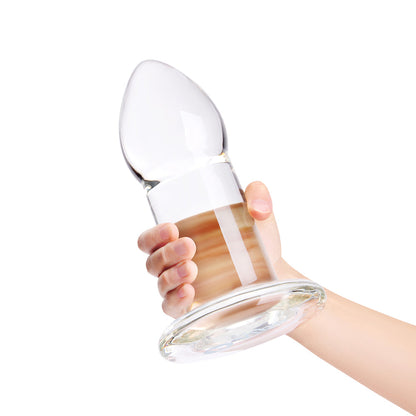 B-VIBE - ADVANCED 8 IN. GLASS ANAL DILATOR