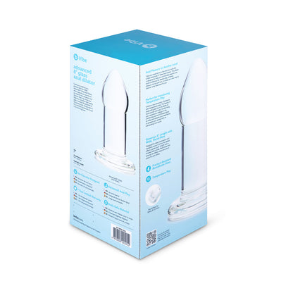 B-VIBE - ADVANCED 8 IN. GLASS ANAL DILATOR
