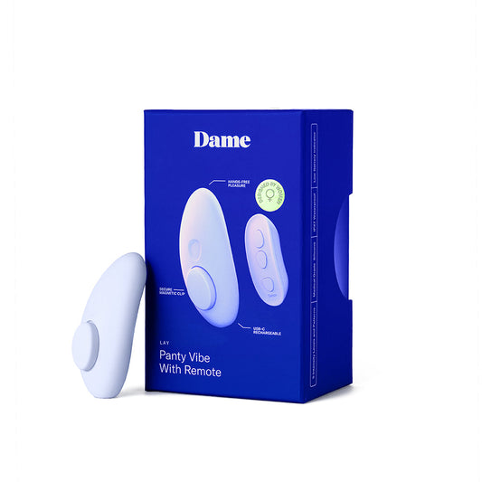 DAME - LAY PANTY VIBRATOR WITH REMOTE CONTROL