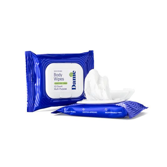 DAME - BODY WIPES 12CT ALOE & CUCUMBER