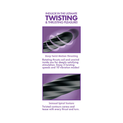 PIPEDREAM - ANAL FANTASY ELITE TWIST ECSTASY BLACK