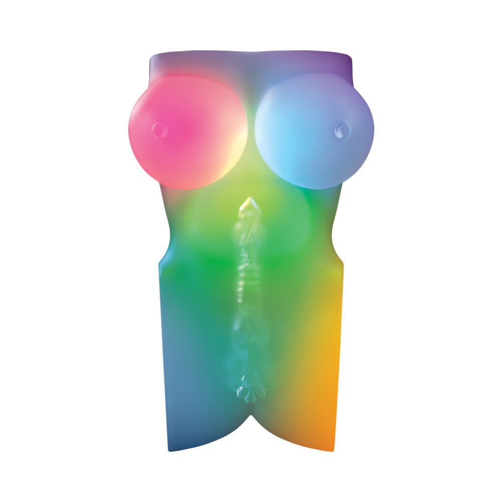 PDX BRANDS - PDX ELITE GO-GO BATOR LED MEGA MASTURBATOR FROSTED