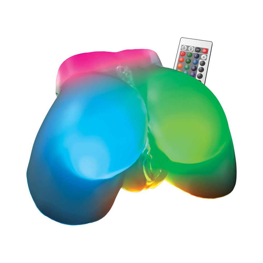 PDX BRANDS - PDX ELITE GO-GO BOOTY LED MEGA MASTURBATOR FROSTED