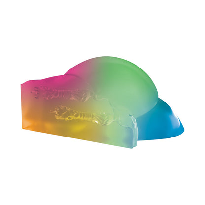 PDX BRANDS - PDX ELITE GO-GO BOOTY LED MEGA MASTURBATOR FROSTED