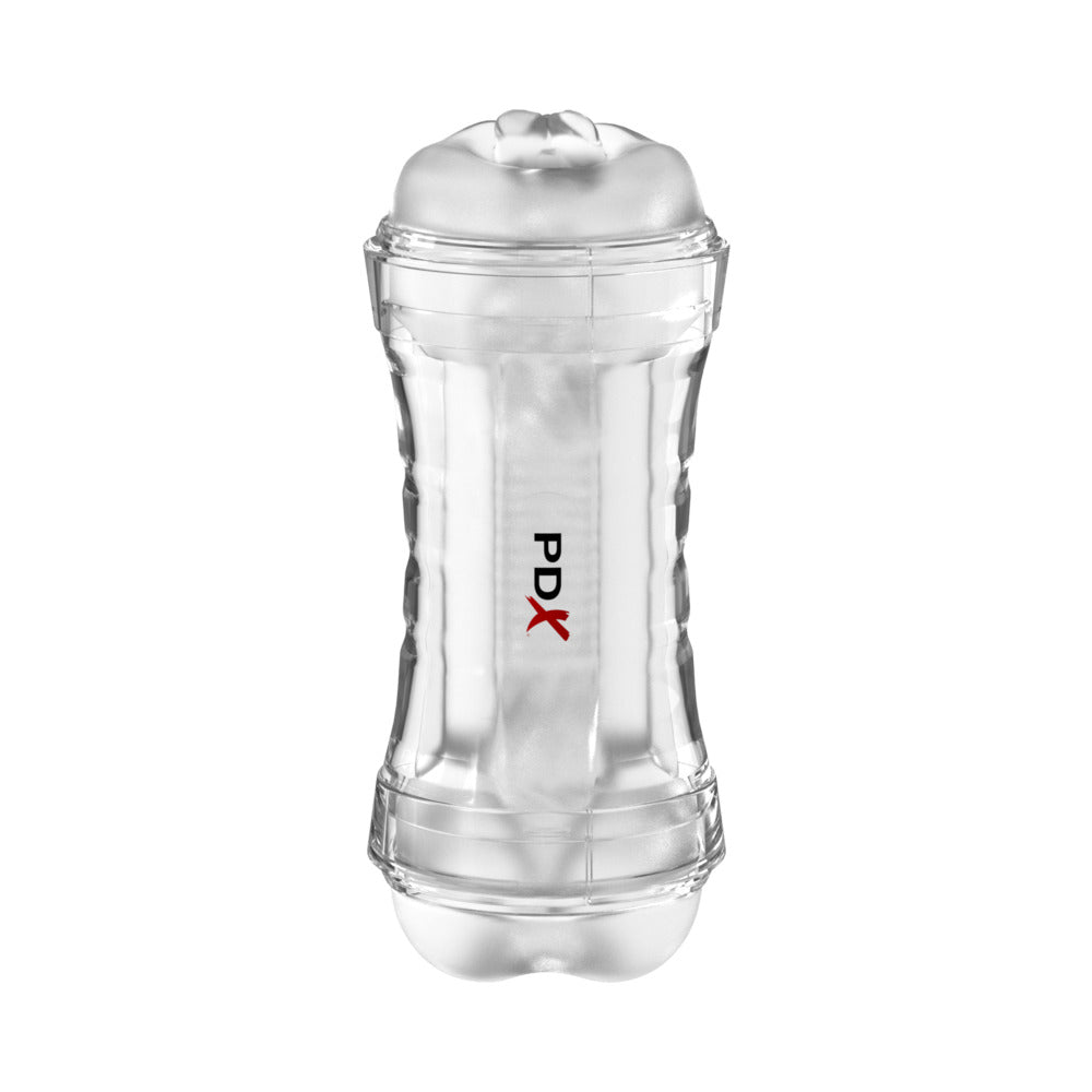 PDX BRANDS - PDX EXTREME WET PUSSIES SUPER FLIP-A-PUSSY OVER SELF-LUBRICATING STROKER FROSTED