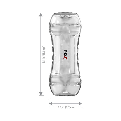 PDX BRANDS - PDX EXTREME WET PUSSIES SUPER FLIP-A-PUSSY OVER SELF-LUBRICATING STROKER FROSTED