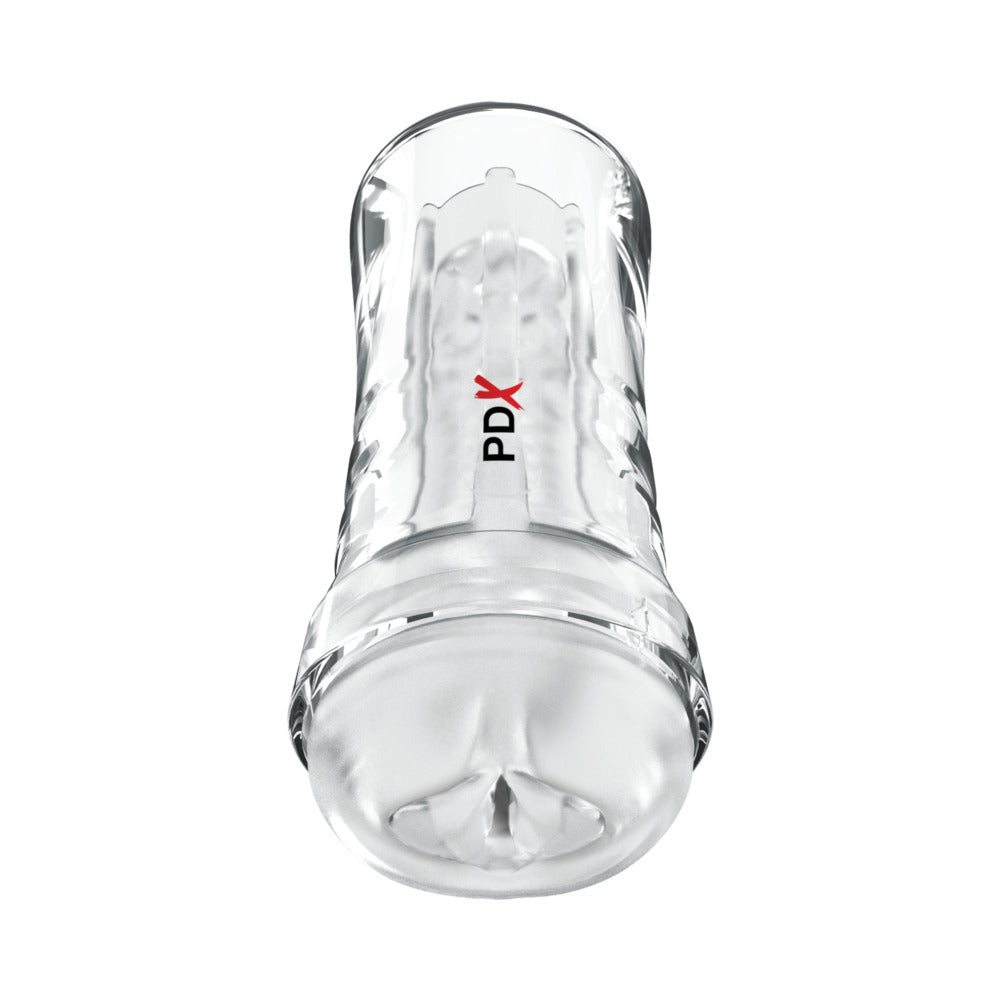 PDX BRANDS - PDX EXTREME WET PUSSIES SUPER LUSCIOUS LIPS SELF-LUBRICATING STROKER FROSTED