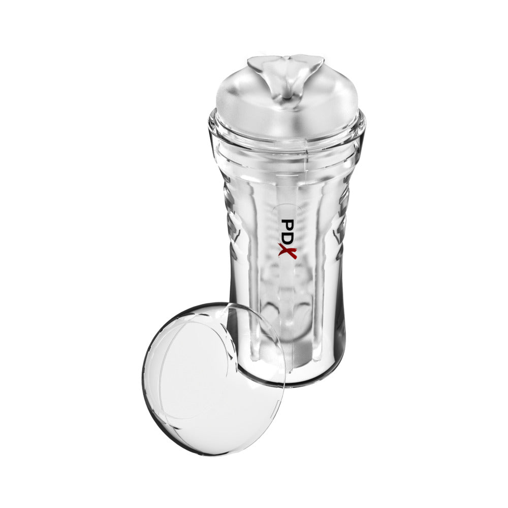 PDX BRANDS - PDX EXTREME WET PUSSIES SUPER LUSCIOUS LIPS SELF-LUBRICATING STROKER FROSTED